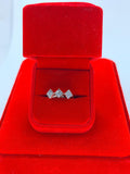 Anillo de Tanzanita en rombos