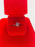 Anillo de Tanzanita en corte lagrima