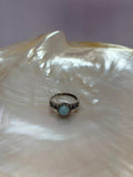 Anillo Larimar corte redondo
