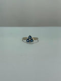 Anillo de zafiro diseño trial