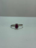 Anillo de Rubí diseño solitario