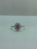 Anillo de Rubí diseño corte oval