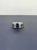 Anillo de Zafiro Corte Oval