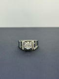 Anillo de Moissanita Corte Diamante