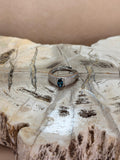 Anillo de topacio London blue corte oval